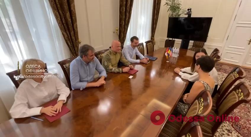 Геннадій Труханов зустрівся з головою комітету організації з питань співробітництва Балтимору та Одеси