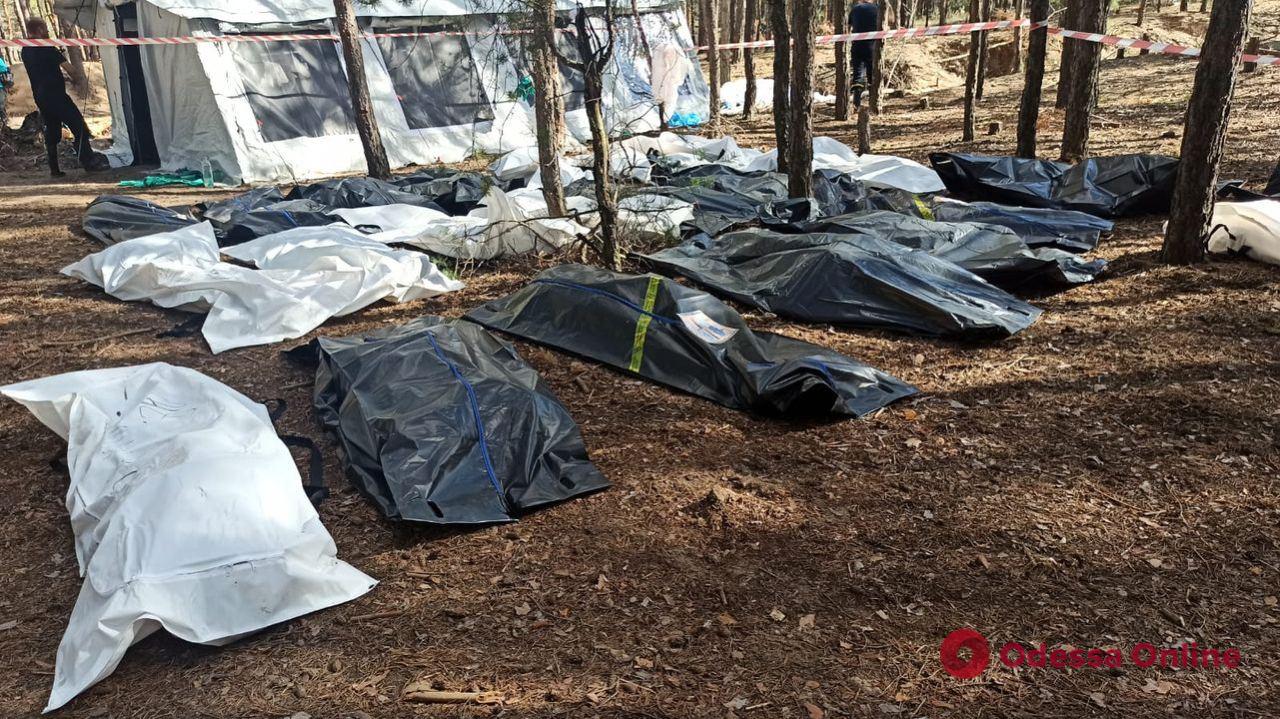 Масове поховання в Ізюмі: вже ексгумовано 263 тіла, серед них двоє дітей