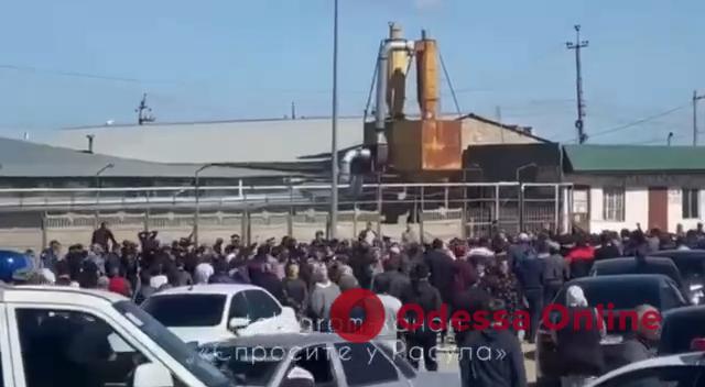 В Дагестане проходят массовые акции против мобилизации: полиция стреляет в воздух (видео)