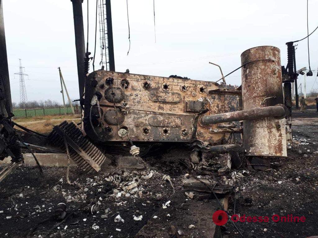 Перед втечею окупанти знищили енергооб’єкт, який живив правобережжя Херсонщини й більшість Миколаївської області