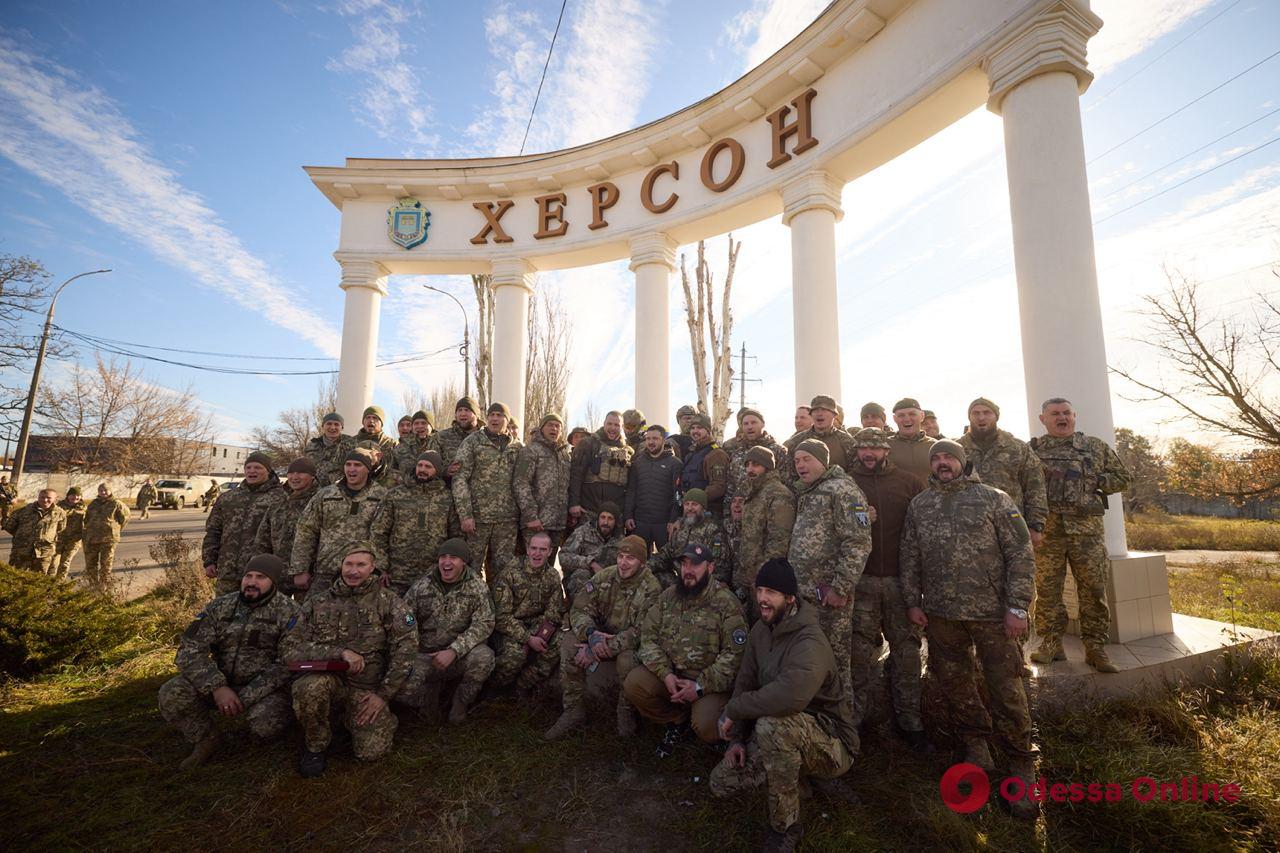 Володимир Зеленський приїхав до Херсону (фото)