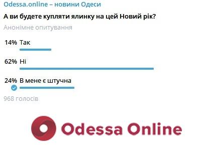 Большинство одесситов не будут покупать елку на этот Новый год (опрос Odessa.online)