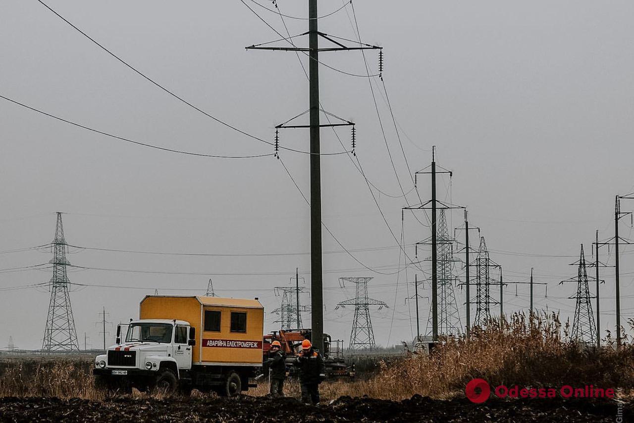 Непогода в Одесской области вывела из строя 3104 воздушных линий электросетей и 8235 трансформаторных подстанций