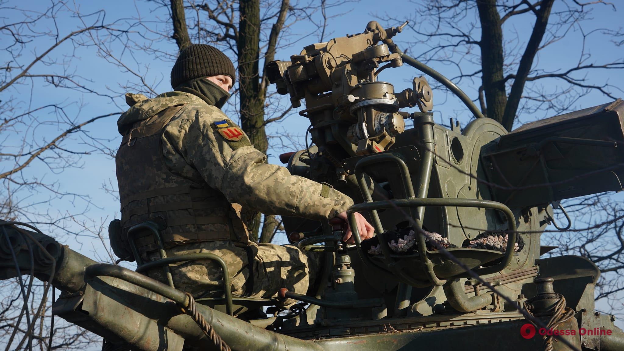 Одесская 28 ОМБр показала работу артиллерии по врагу (видео)