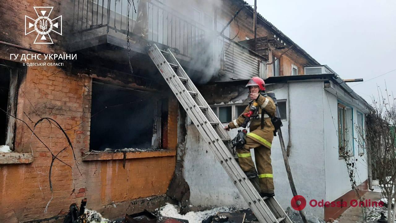 В Одесской области из-за взрыва газового баллона произошел пожар — погиб мужчина