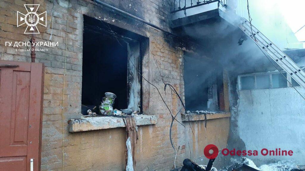 В Одесской области из-за взрыва газового баллона произошел пожар — погиб мужчина