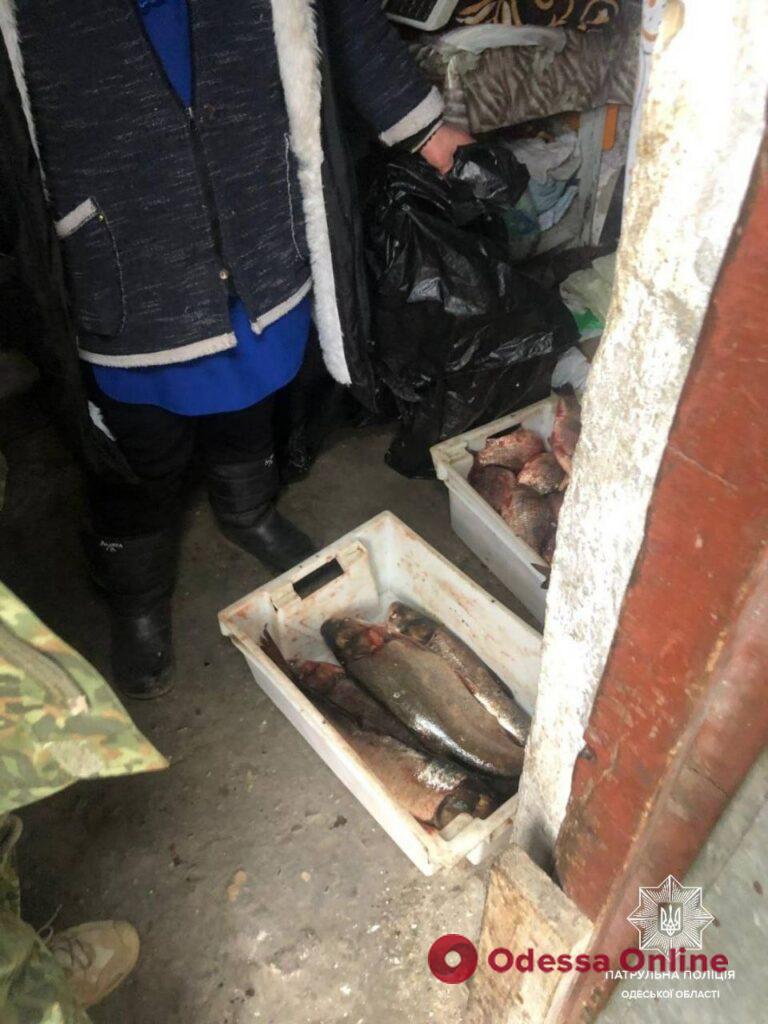 Одеські патрульні виявили дві точки незаконного продажу риби