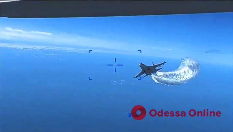 Пентагон оприлюднив відео, як російські літаки атакували американський дрон MQ-9