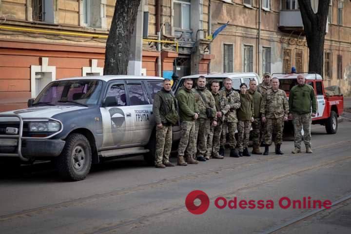 Сформированная в Одессе военная поисковая группа отправилась на выполнение заданий