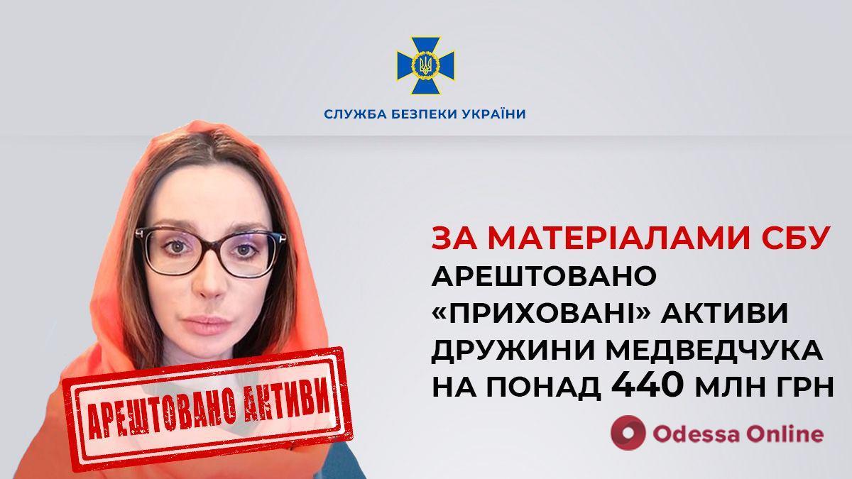В Україні арештовано «приховані» активи дружини Медведчука, — СБУ
