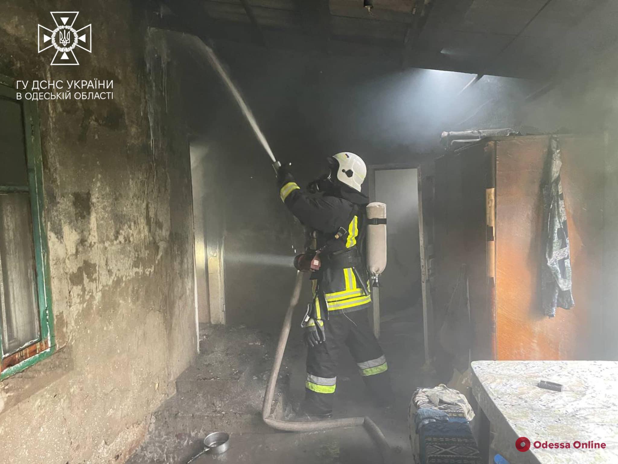 На Одещині сталася пожежа у житловому будинку (фото)