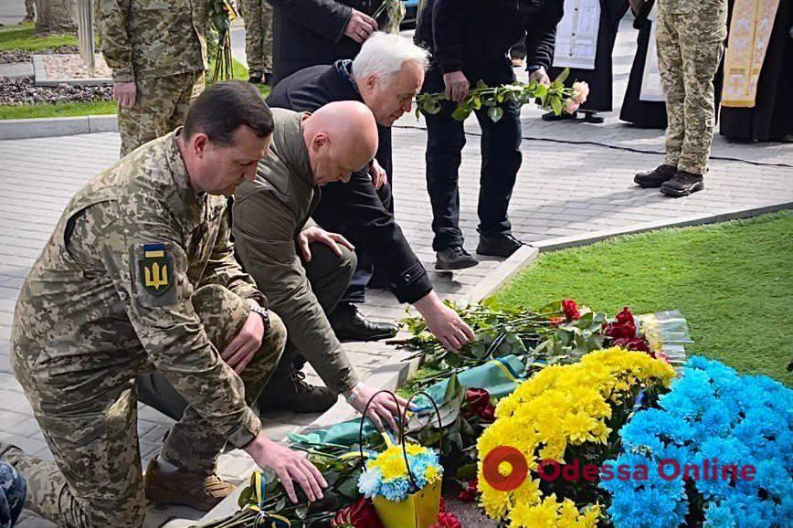 В Одессе открыли монумент «Стена Героев» в честь погибших пограничников