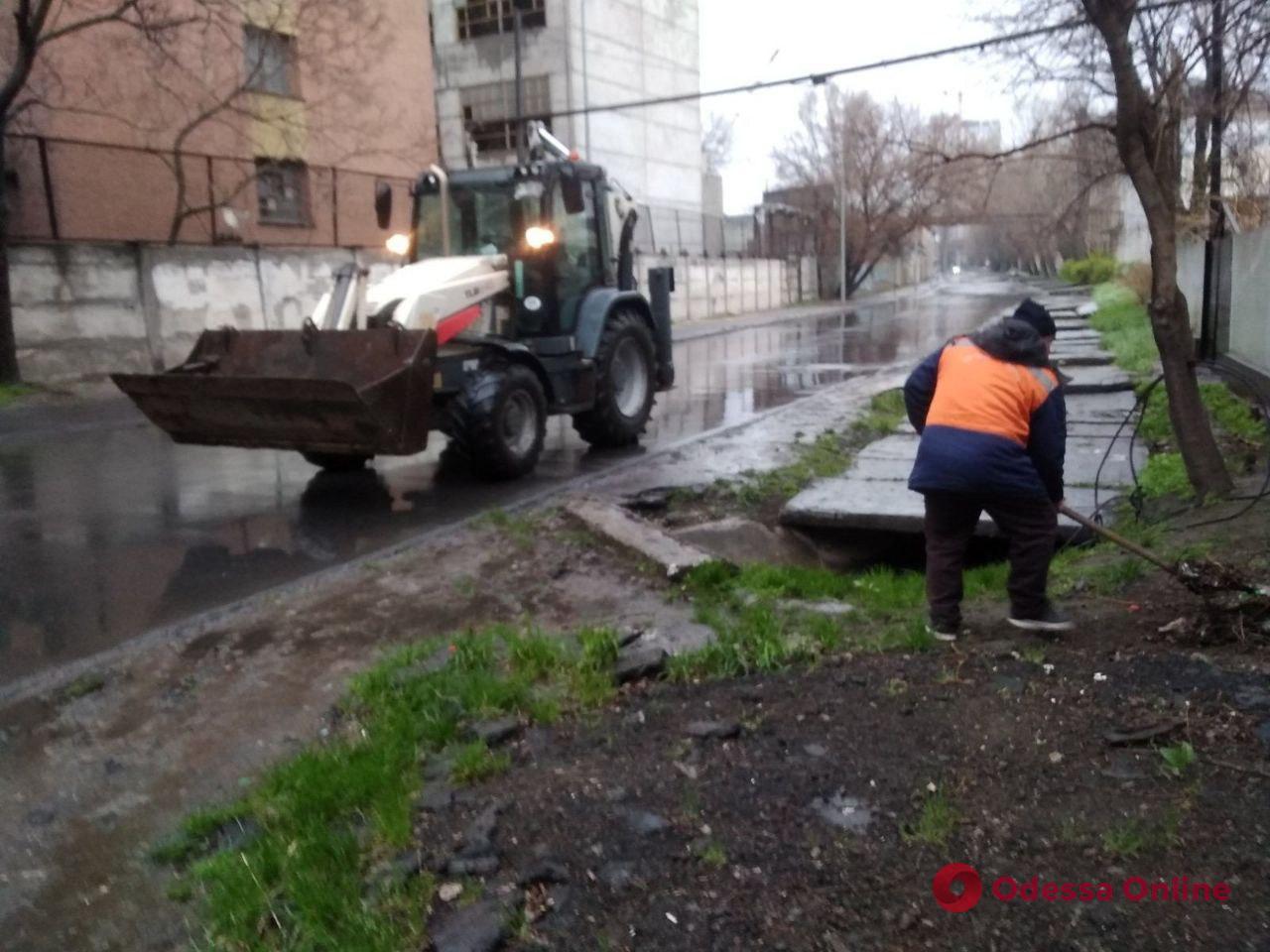 Непогода: в Одессе нет существенных подтоплений улиц