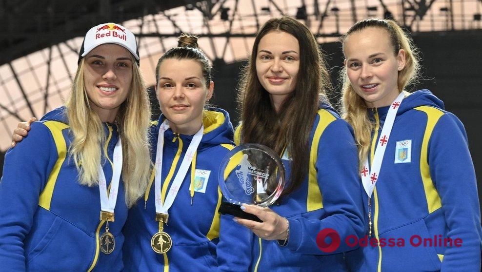 Одесские саблистки завоевали «золото» этапа Кубка мира в Грузии