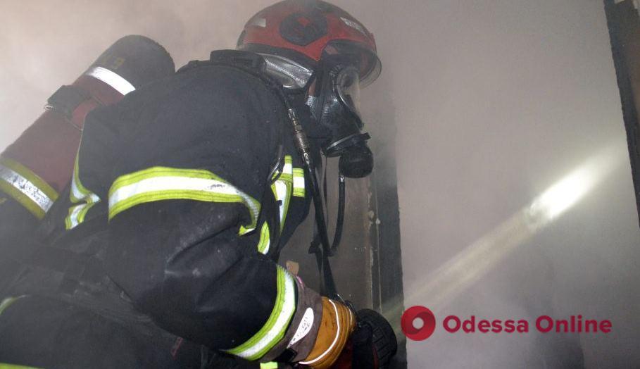 Под Одессой произошел пожар в частном жилом доме