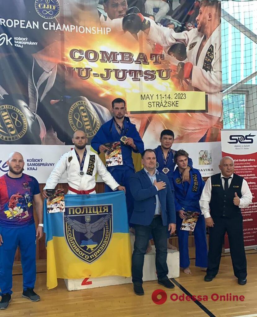 Одесский спецназовец завоевал два призовых места в Чемпионате Европы по комбат дзю-дзюцу