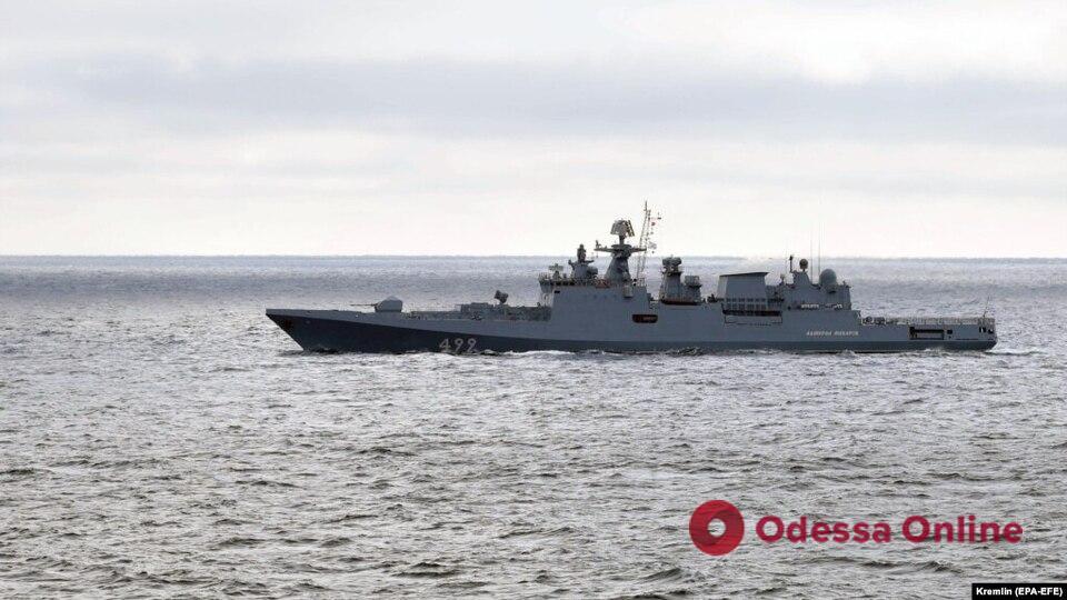 У Чорному морі росія тримає ракетоносій з вісьмома «Калібрами»