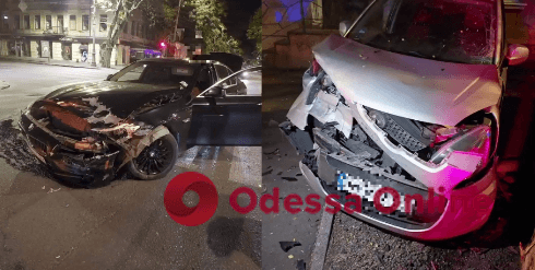 В центре Одессы произошло тройное ДТП — есть пострадавшие