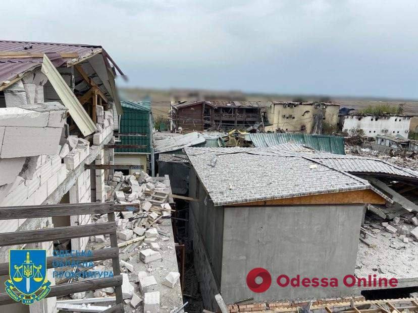Последствия ракетного удара по Одесской области (фото)