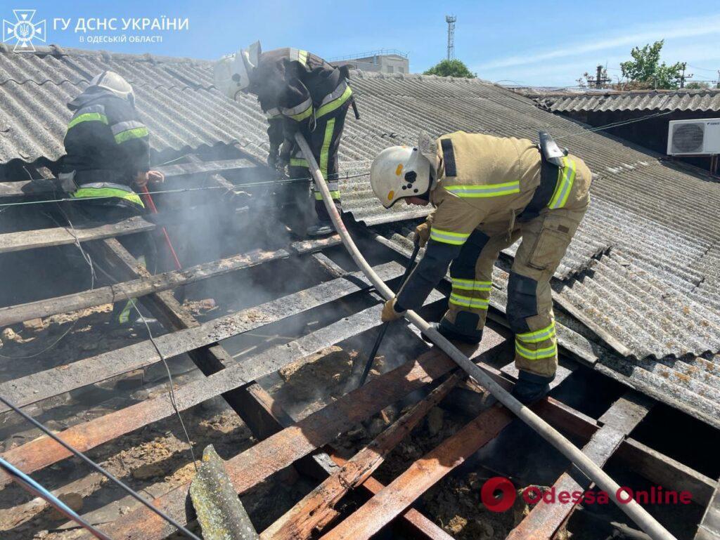 В Белгороде-Днестровском произошел пожар в частном жилом доме (фото)