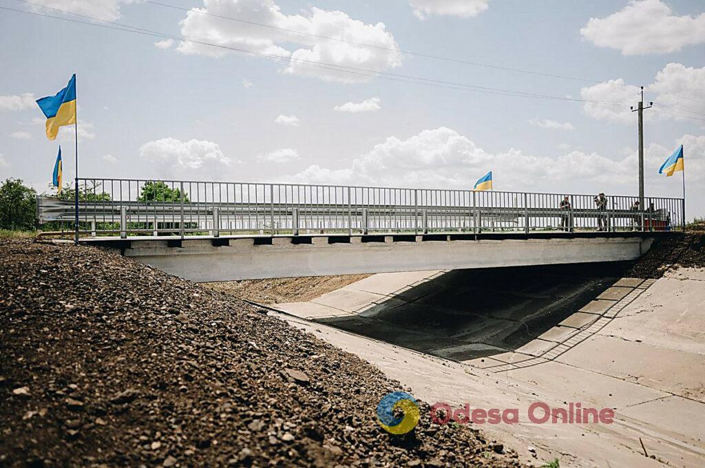 В Николаевской области восстановили еще один мост, разрушенный оккупантами