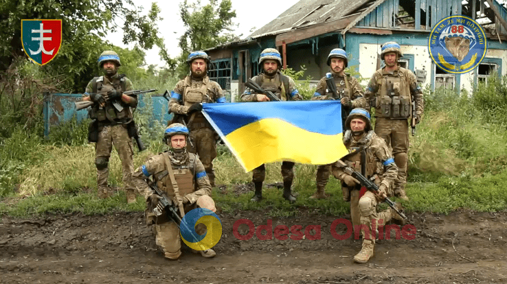 Одесские морпехи освободили село Сторожевоу в Донецкой области (видео)
