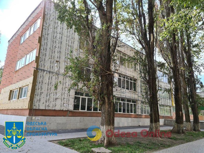 В Одессе подрядчик нажился на капремонте школы на 6,3 млн. грн