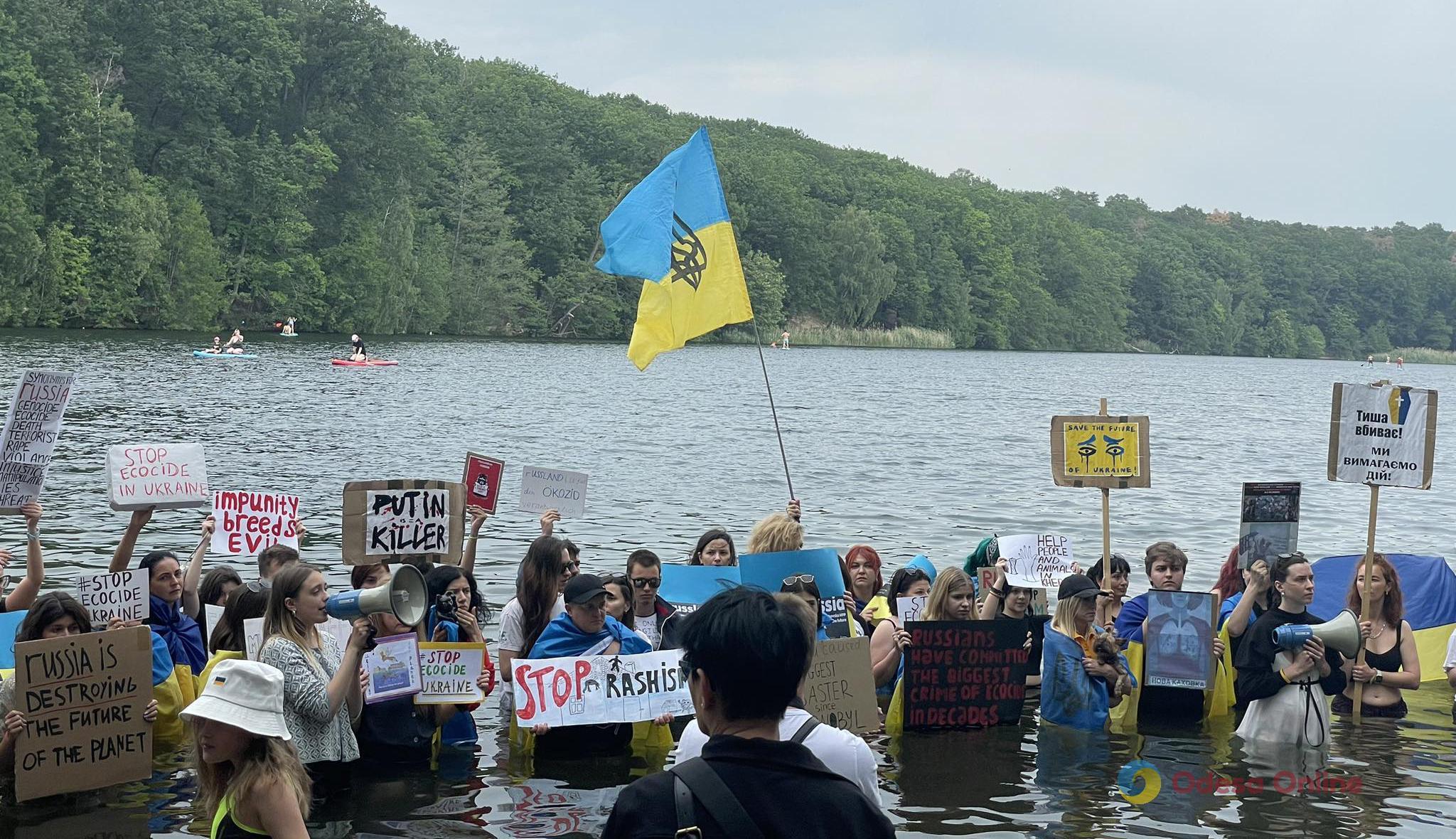 Остановите экоцид в Украине: украинцы устроили митинг в Берлине