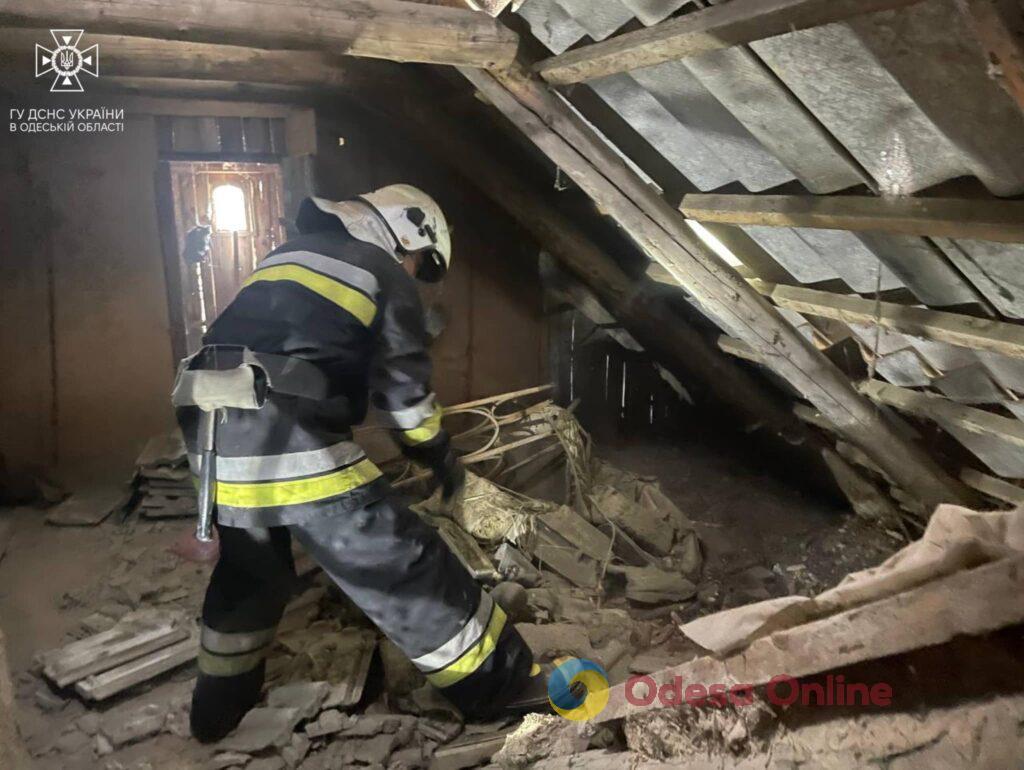 В Белгород-Днестровском районе едва не сгорел жилой дом (фото)