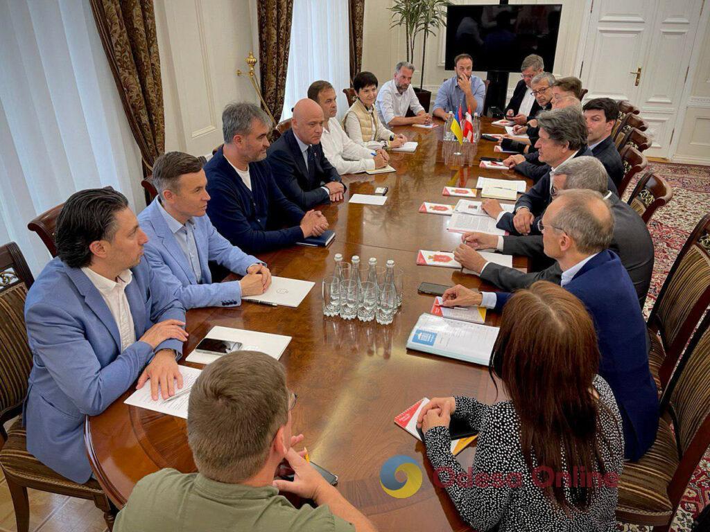 Мэр Одессы Геннадий Труханов встретился с делегацией Австрии