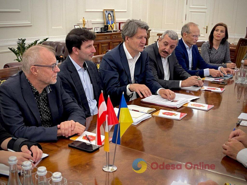 Мэр Одессы Геннадий Труханов встретился с делегацией Австрии