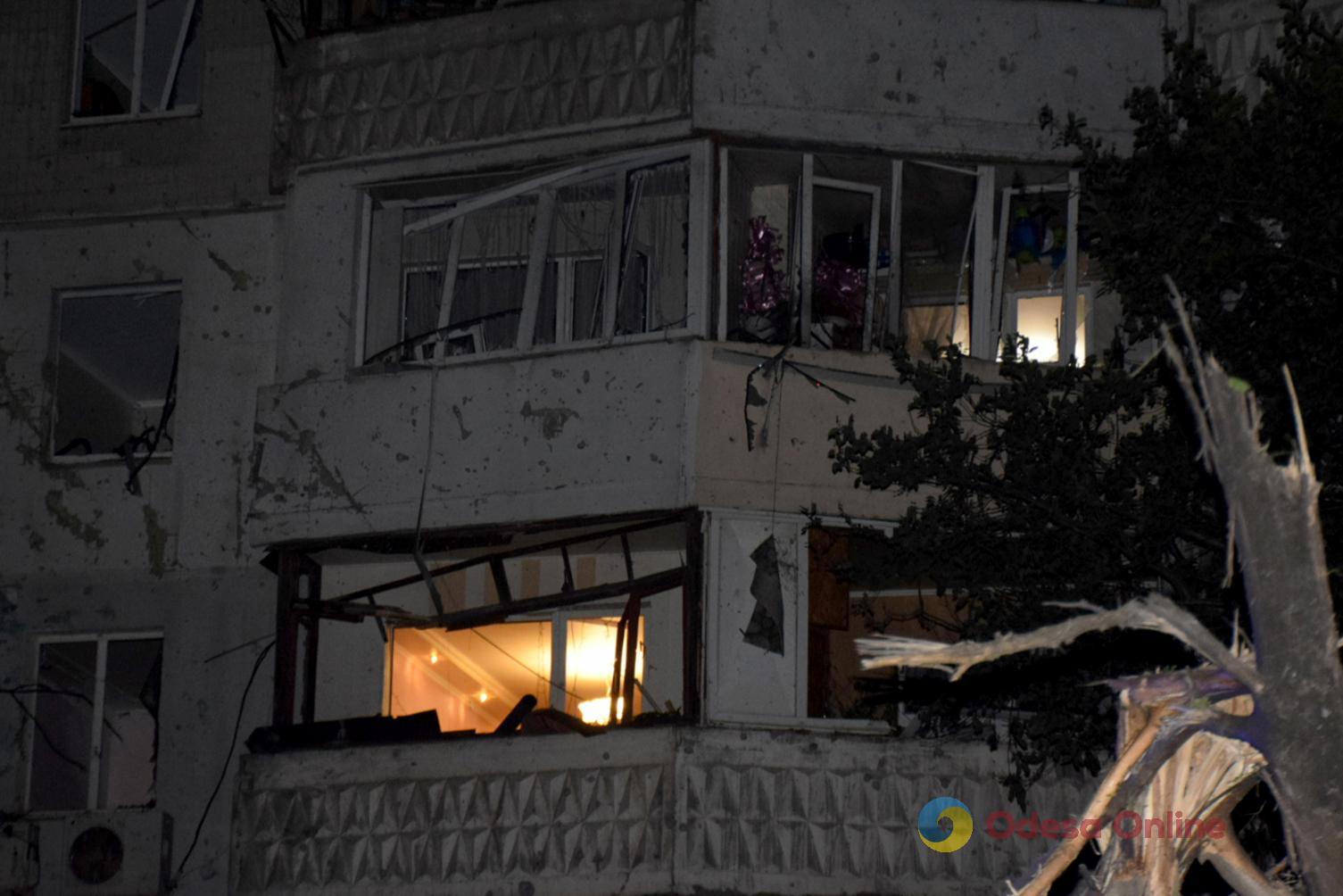 В ОК «Юг» показали ужасные последствия ночной российской атаки на Одессу (фото)