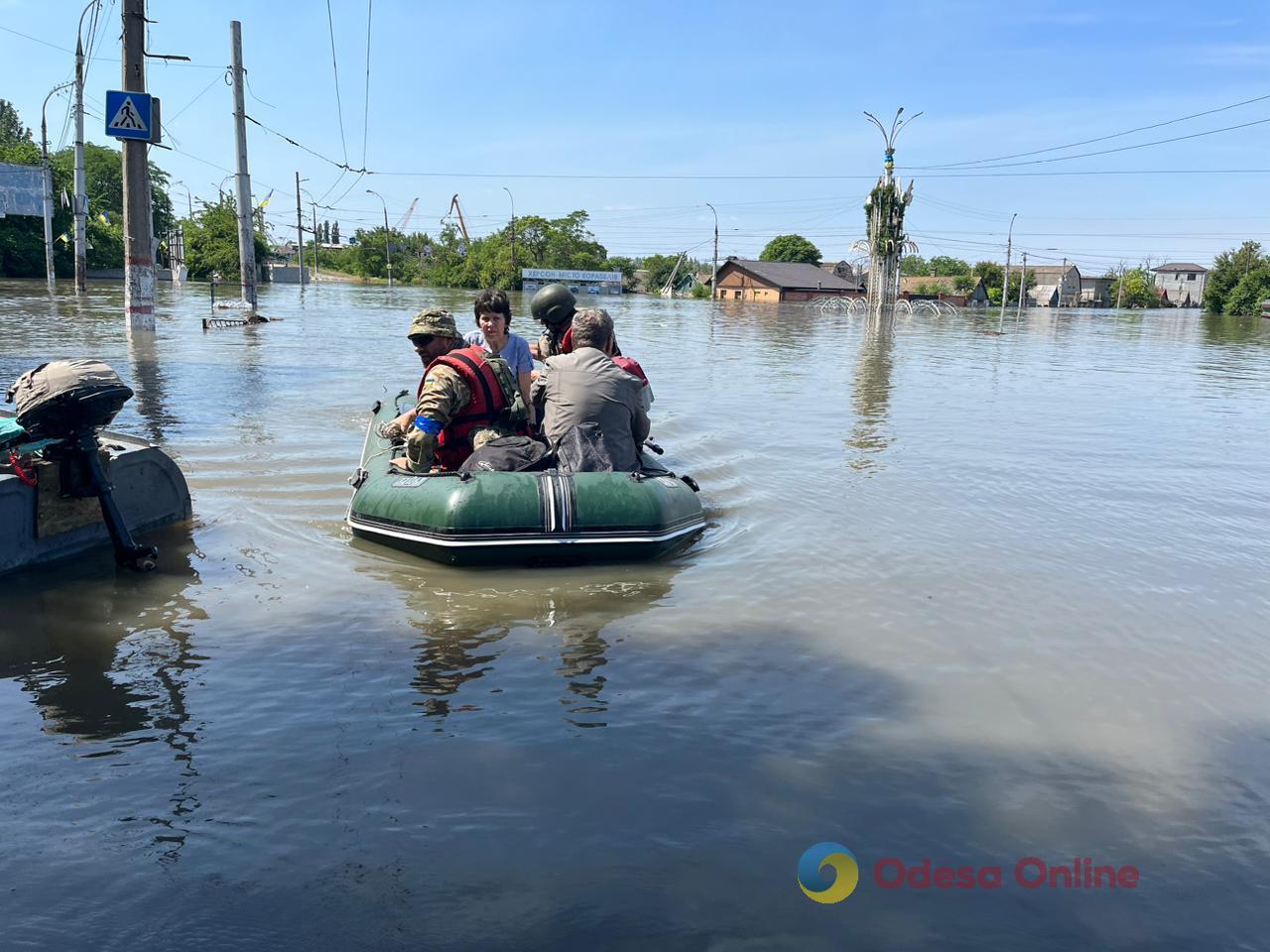 В Херсонской области средний уровень подтопления – 5,61 метров, — ОВА