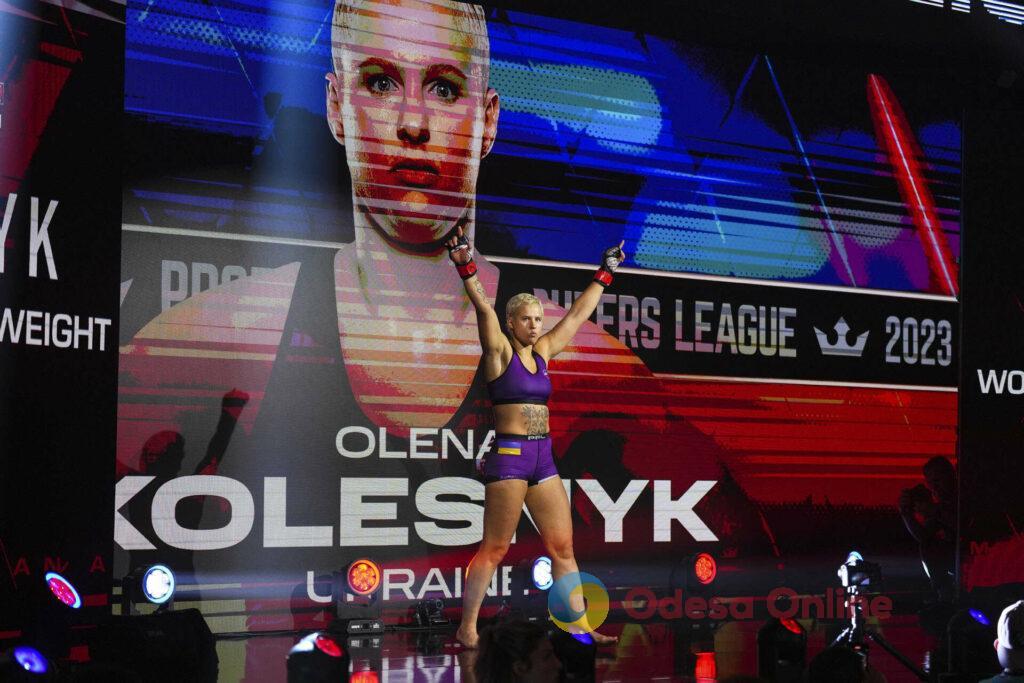 Одесситка вышла в полуфинал престижного профессионального турнира по смешанным единоборствам