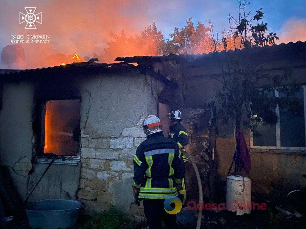 На Одещині сталася пожежа в будинку — постраждав чоловік