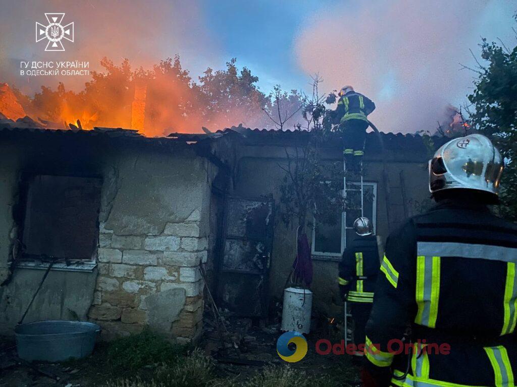 На Одещині сталася пожежа в будинку — постраждав чоловік