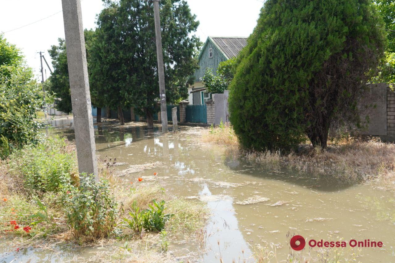 Затопленный Херсон после теракта на Каховской ГЭС (фото)