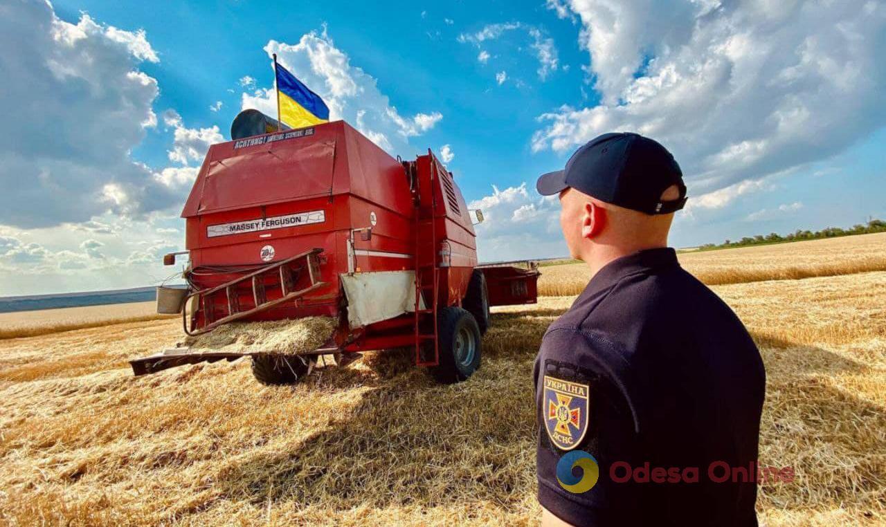 Только с начала жатвы в Одесской области сожгли около 30 гектаров полей