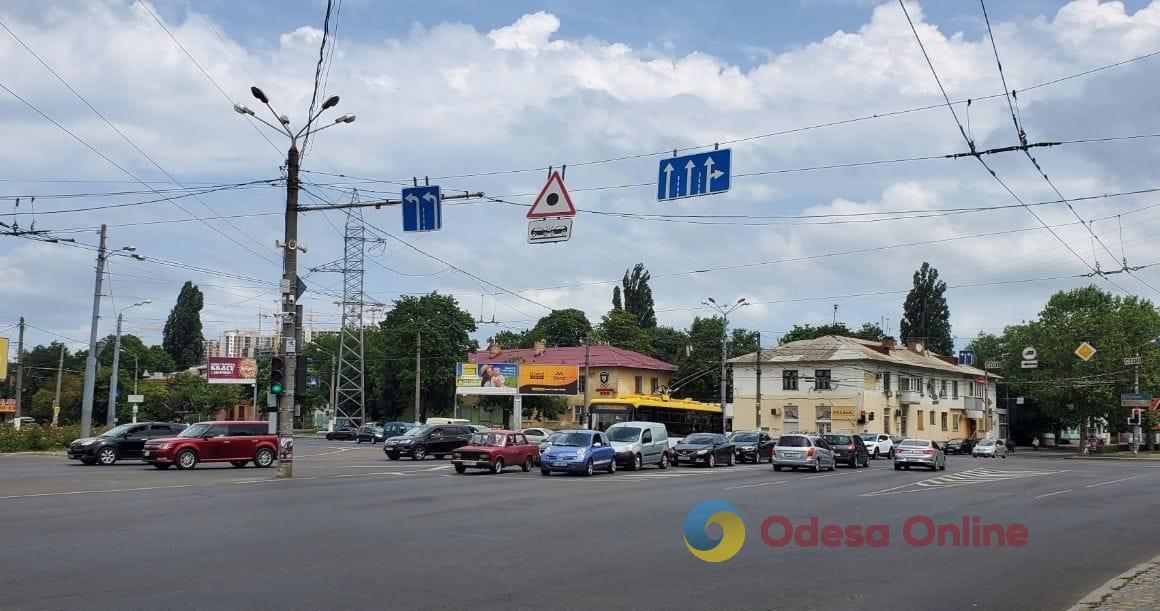 В Одессе отметили места концентрации ДТП