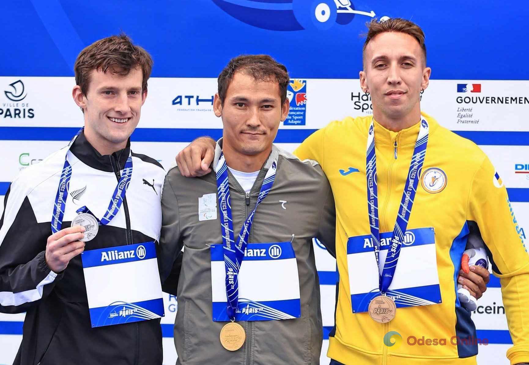 Одеський параатлет здобув медаль чемпіонату світу та ліцензію на Паралімпійські ігри