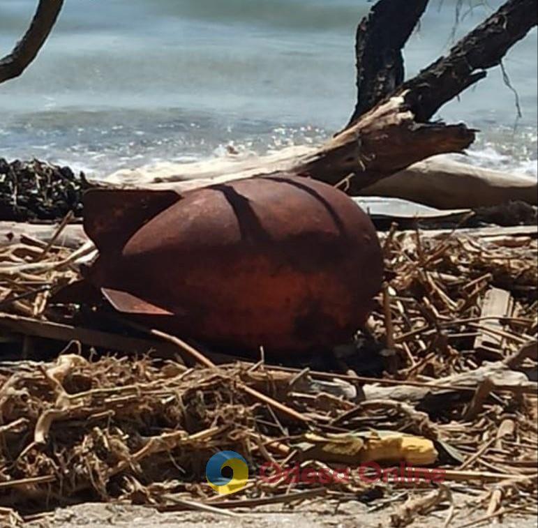 На одному з пляжів Одеси знайшли два снаряди (фото)