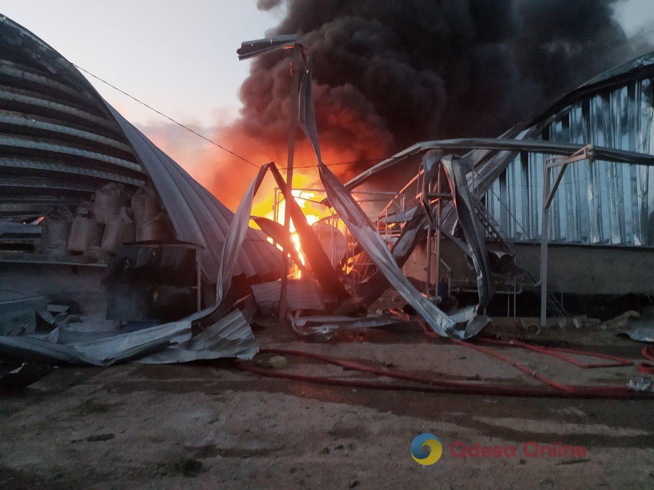 В ОК «Юг» показали последствия попадания россиян в зернохранилища в Одесской области (фото)