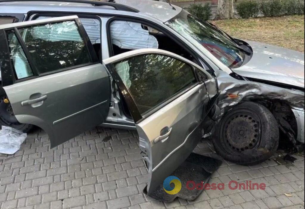 В Одессе столкнулись Ford и Hyundai, пострадал человек