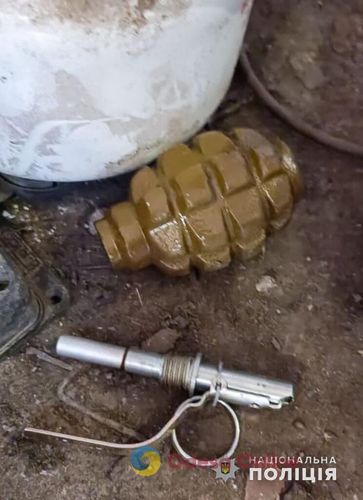 У мешканця Одеської області знайшли тротил, гранату, патрони та марихуану