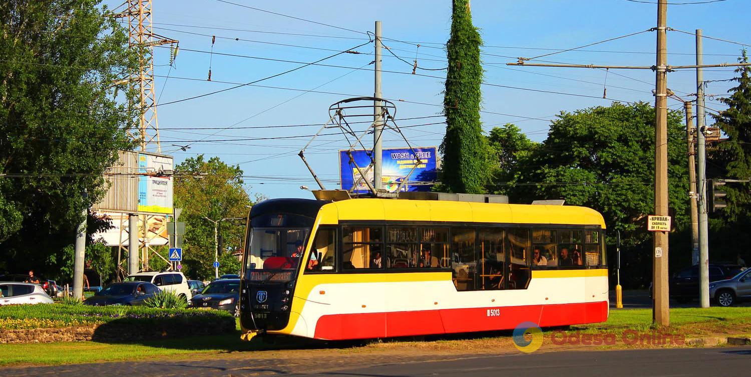 В Одессе из-за дорожных работ остановят три трамвайных маршрута