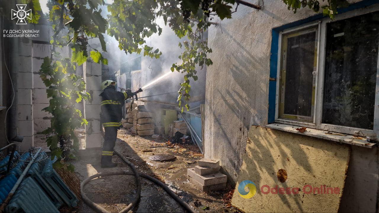 На территории больницы в Белгороде-Днестровском произошел пожар