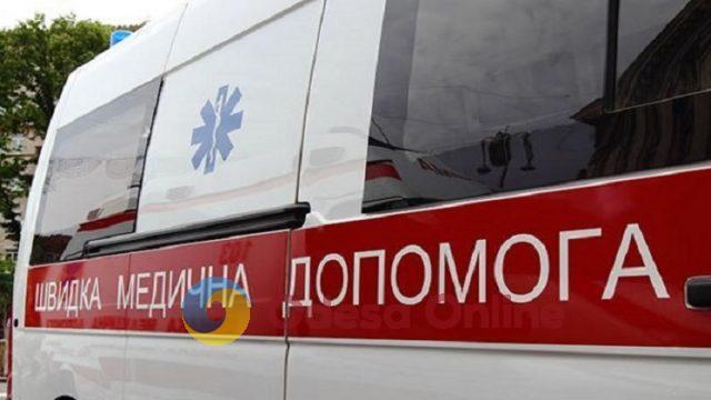 В Одесской области горел автомобиль «скорой»