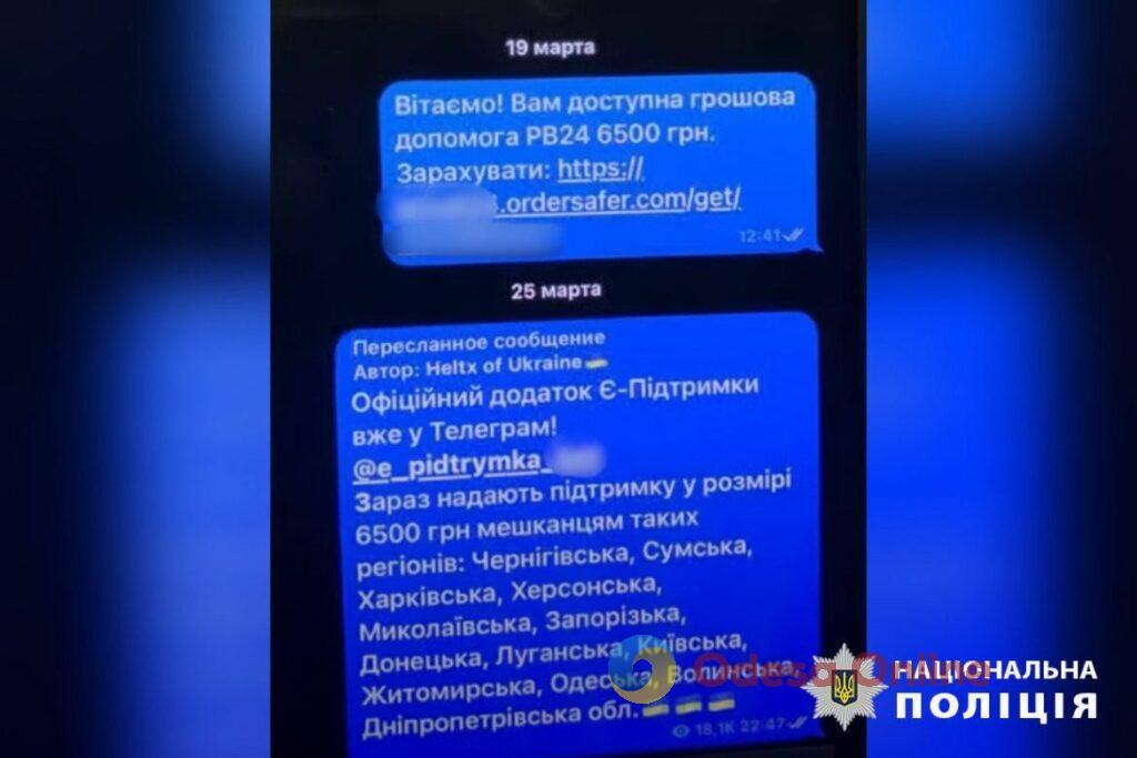 Житель Черноморска попался на мошенничестве с использованием фишинговых сайтов