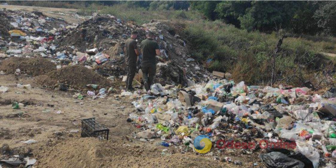 На Одещині екологічна інспекція виявила незаконне сміттєзвалище