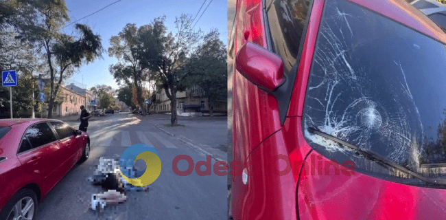 В Одессе на пешеходном переходе легковушка сбила женщину